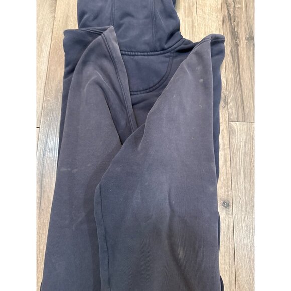 Carhartt Mens XL Navy Hoodie Thick Sweatshirt 80% Cotton 20% Polyester Flawed - Picture 8 of 8